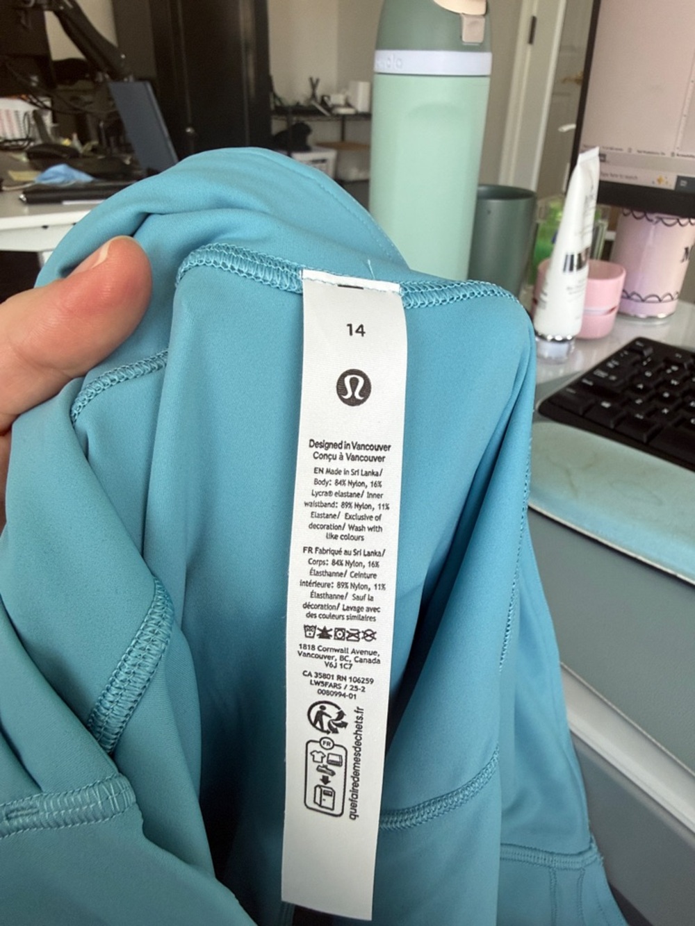 lululemon fast and free high-rise leggings 25” - Picture 3 of 5